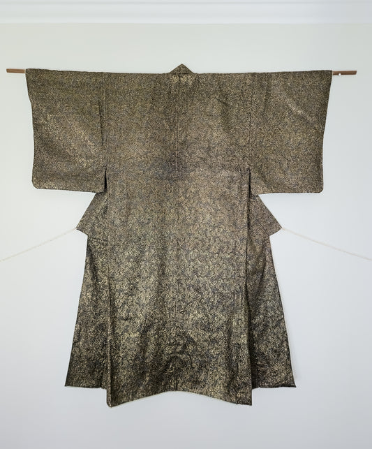 Gold brocade kimono