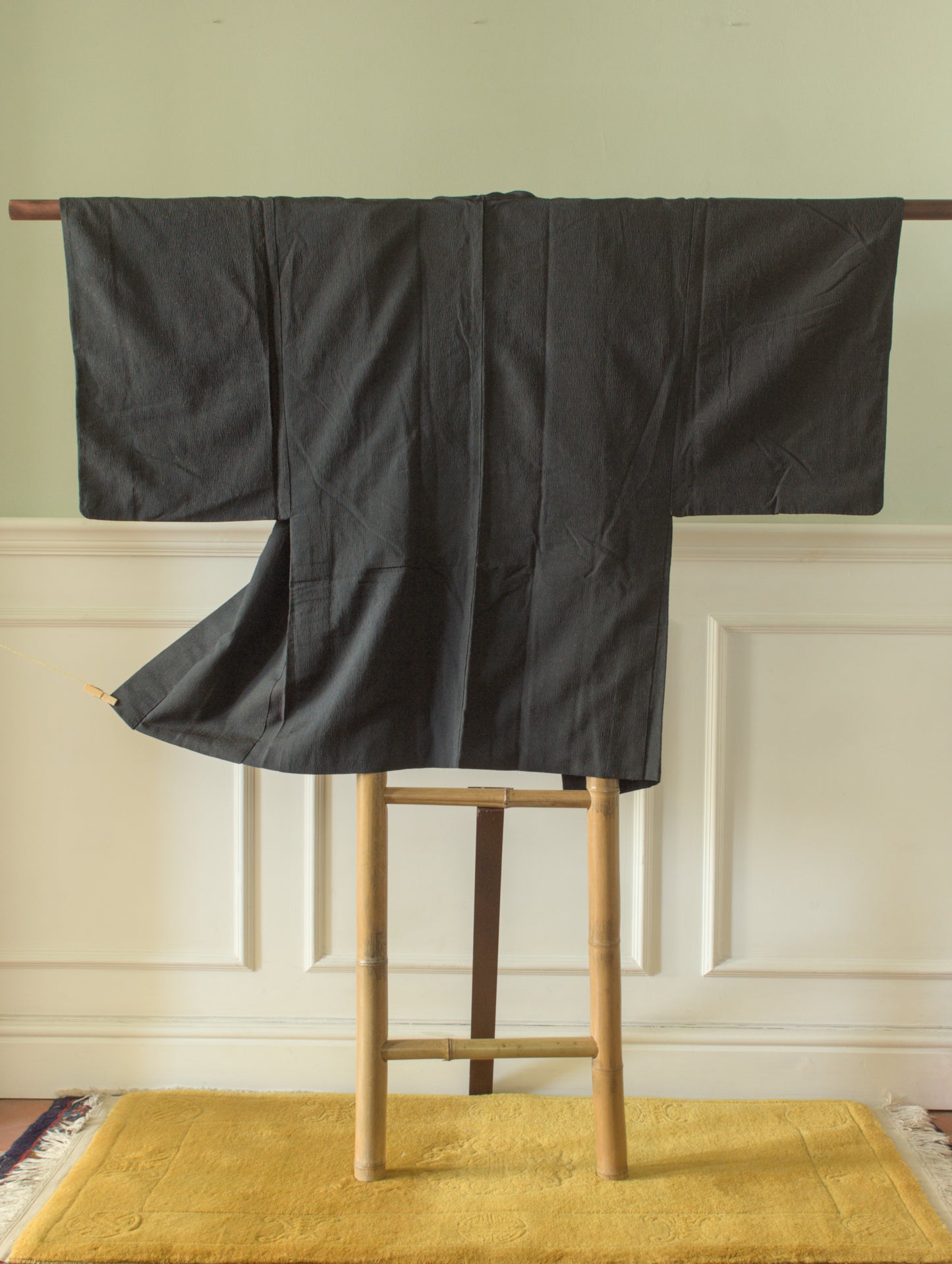 Black and brown crepe jacket
