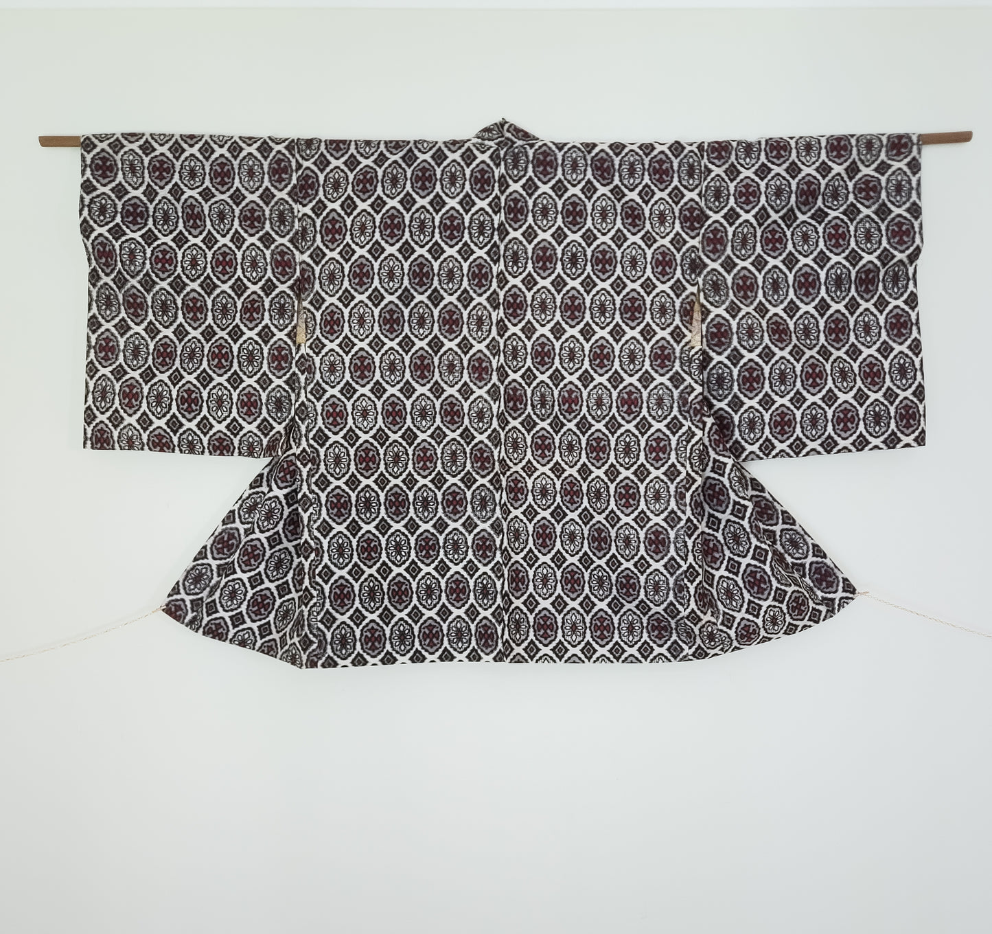 Meisen silk haori with cycad design
