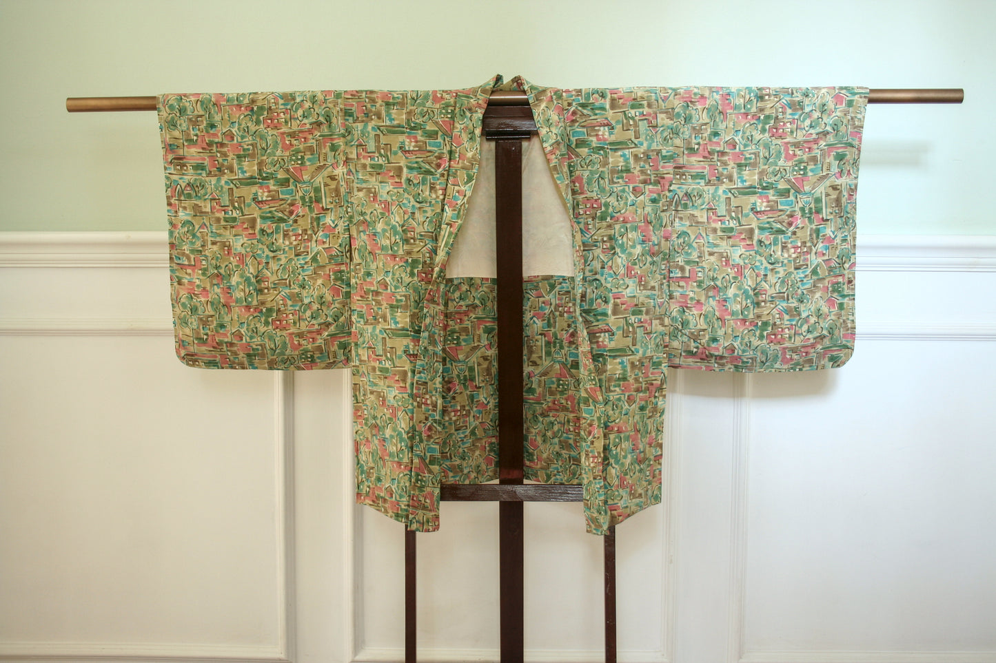 Lightweight printed haori