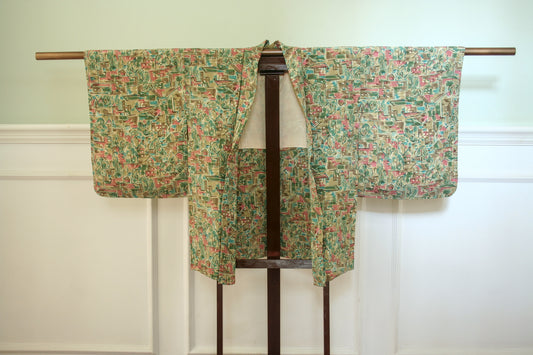 Lightweight printed haori