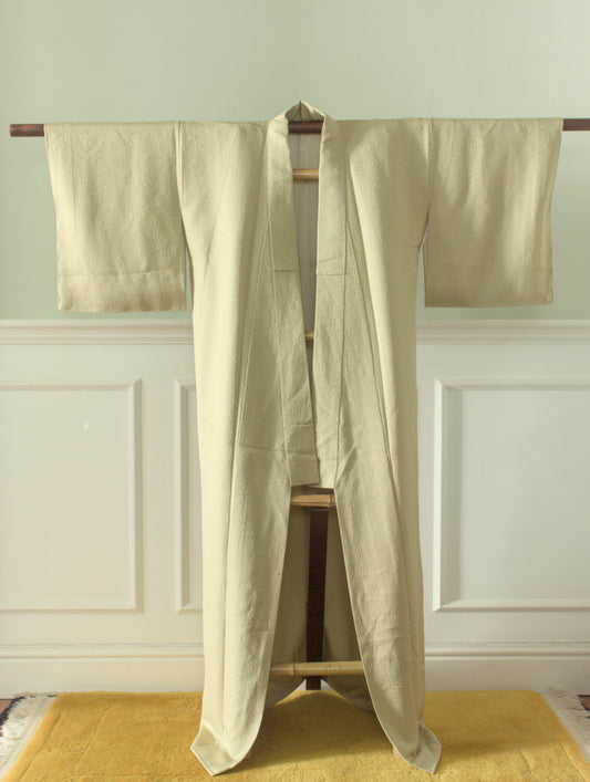 Iromuji kimono gold-green