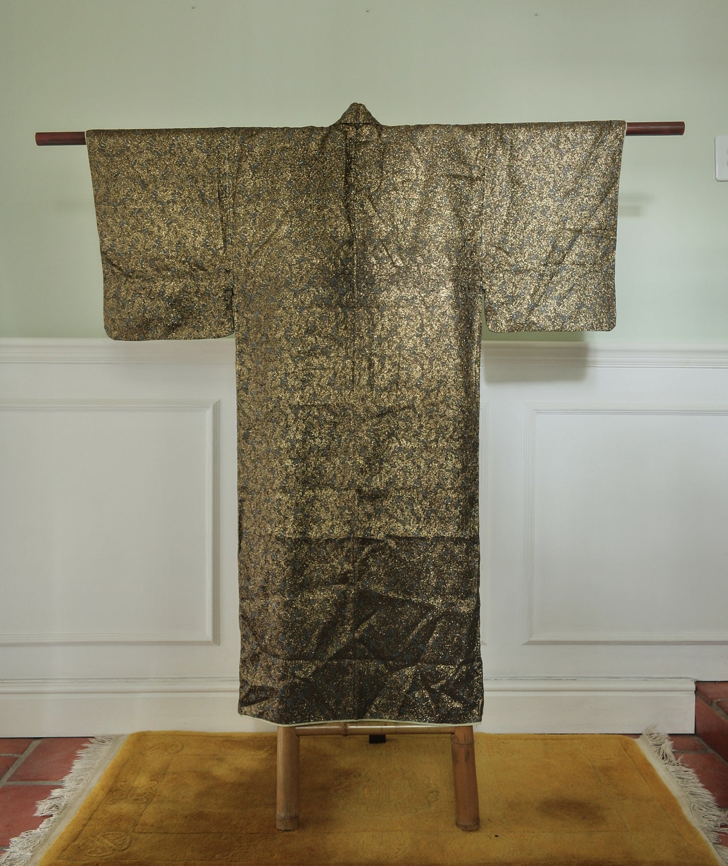 Gold brocade kimono